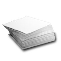 Spilfyter 31cm x 31cm Extra Low Lint Cleanroom Light Duty Sorbent Pad (25 ct)